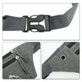 thumbnail image 3 of Unique Bargains 1 Pc Breathable Running Belt Pure Color Fanny Pack for Sports to Carry Phone Keys Gray, 3 of 6