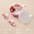 thumbnail image 2 of PEYAN Baby Suction Bowls Silicone Baby Feeding Set - Bowls + Lid + Straw + Spoon + Fork, 2 of 7