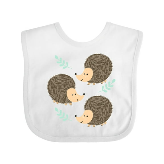 Inktastic Hedgehog for Girls Girls Baby Bib
