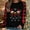 Black#5, variant on LEAVINGSUO Long Sleeve T Shirts for Women Loose Fit,Women's Winter Printed Loose T-shirt Long Sleeves Blouse Round Neck Casual Black S