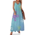 thumbnail image 1 of Vestido sin mangas con parte inferior de bikini (temática hawaiana) Ropa de mujer Vestido para mujer, 1 of 7