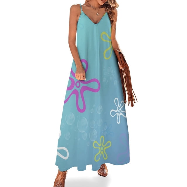 Vestido sin mangas con parte inferior de bikini (temática hawaiana) Ropa de mujer Vestido para mujer