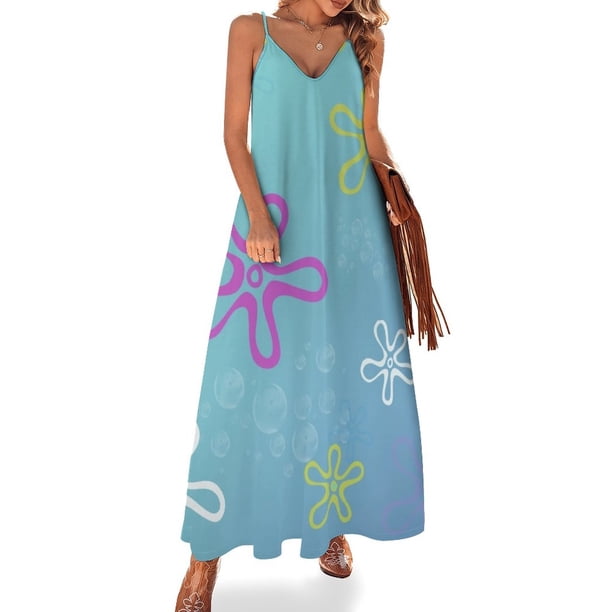 Vestido sin mangas con parte inferior de bikini (temática hawaiana) Ropa de mujer Vestido para mujer