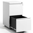 thumbnail image 4 of 2 Drawer File Cabinet with Five Casters / Provide Easy Mobility in Office, 4 of 5