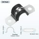 thumbnail image 3 of Uxcell 30 Paquete de Abrazaderas de Cable 0.55" Acero Inoxidable 304 Goma Forma U para Tubo, 3 of 7