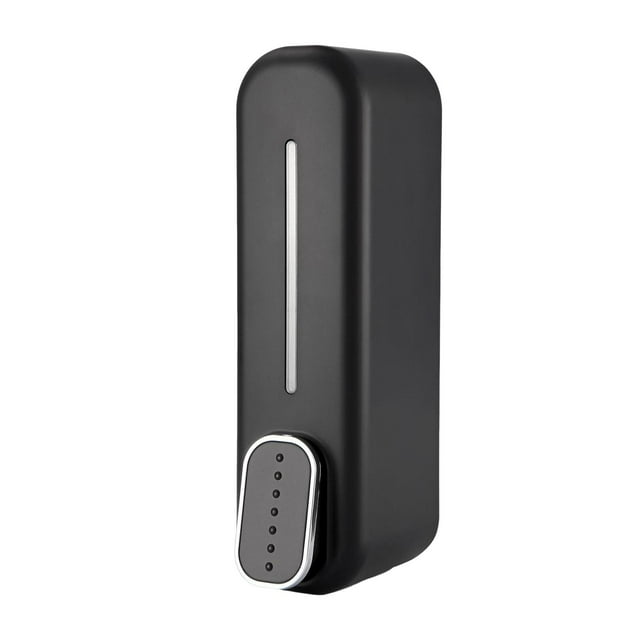 Dispensador de jabón de montaje en pared Sunnimix Dispensador De Gel De Ducha De Champú Líquido De Mano Para Baño De Hotel Negro