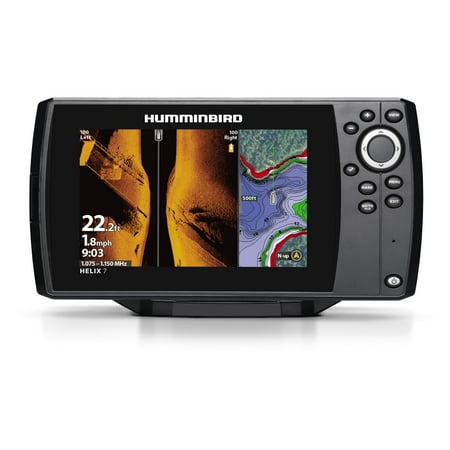 Sonar 7 Studio - Humminbird 410950-1 HELIX 7 CHIRP Sonar G3 Dual Spectrum Combo Fishfinder/GPS/Chartplotter with MEGA Side & Down Imaging & 7