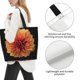 thumbnail image 3 of Easygdp Orange Dalia Bolsas Tote para Mujer, Bolsos de Hombro para Viaje, Bolsos de Mano de Gran Capacidad para Compras y Trabajo, 3 of 8