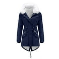 thumbnail image 2 of UPPADA Winter Coats for Women with Hood Plus Extreme Cold Weather Outwear Casual Thicken Puffer- Parka- Jackets, 2 of 6