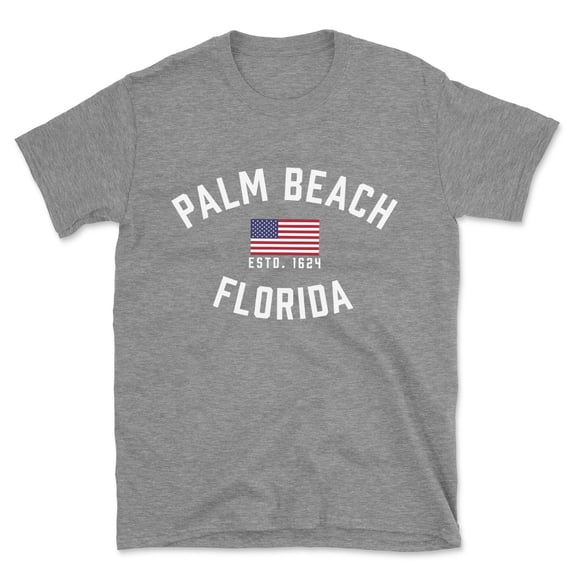 Palm Beach Florida Patriot Men's Cotton T-Shirt