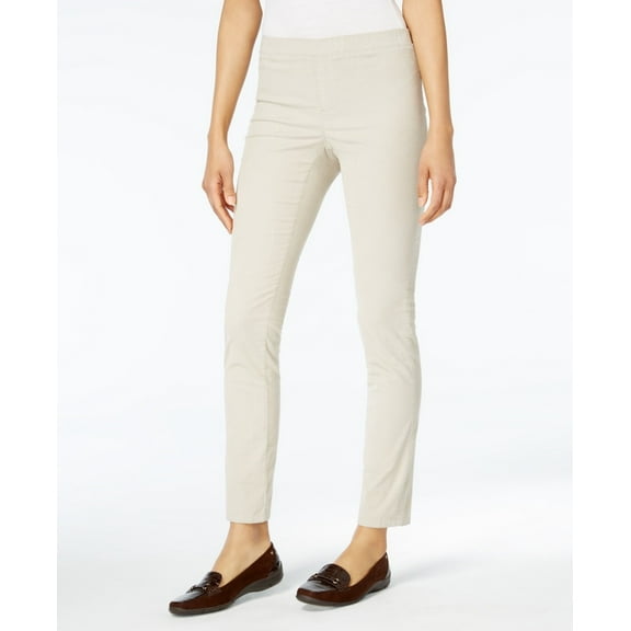 Karen Scott Women's Corduroy Pull On Pants Grey Size XX-Large