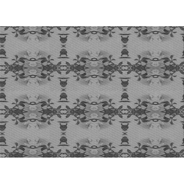 Ahgly Tapis Rectangulaire Lavable en Machine Intérieur Transitionnel Gris Cendré, 2 Pieds x 3 Pieds