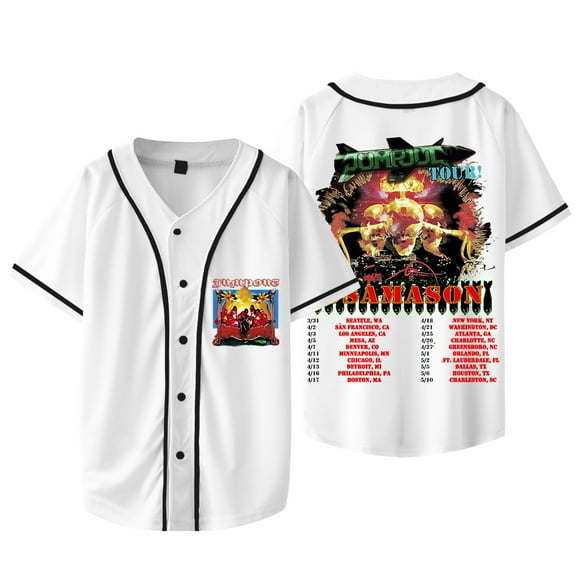 OsamaSon Jump Out Tour 2025 Merch Baseball Jacket Tee Summer Unisex HipHop Short Sleeve T-Shirts