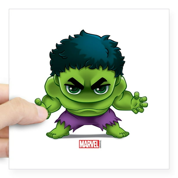 CafePress - Hulk Stylized Square Sticker 3 X 3 - Square Sticker 3