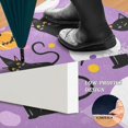 thumbnail image 2 of Yayeee Doormat for Indoor Entrance 32" x 20" Non Slippery Floor Rug, Purple Halloween Pattern, 2 of 8