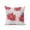 Red, variant on 1 Pack Outdoor Throw Pillow, Red Black Flowers Waterproof Pillow with Insert Included, Abstract Botanical Floral Textured Plant Decorative Accent Cushion Sofa Pillows for Patio Porch, 16 x 16 In