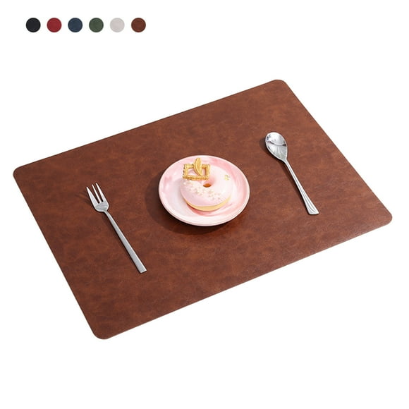 Faux Leather Placemats