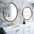 thumbnail image 7 of Tyler Dillon Stainless Streel Framed Decorative Round Wall and Accent Mirror 20"D, 7 of 7