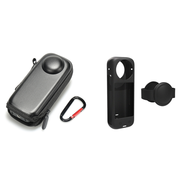 Para Insta360 X4 Accesorios PU Almacenamiento Portátil Cuerpo Cámara Mini