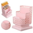 thumbnail image 2 of 3-Tier Desk Organizer, Hollow Pen Holder for & Office, Spacious Storage for Stationery & Art Supplies Under $1, Goohae Storage Bins, Storage Bin Rack A, 2 of 9