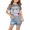 Gray, variant on Lisbinx Children Shirts Simple Letter Print Blouse Round Neck Short Sleeve Blouse Tops for Children