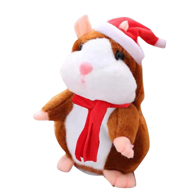 Talking Toy Hamster Imitating Talking Plush Toy Repeating Plush Animal Toy Fun For