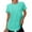 Mint Green, variant on Women's Short Sleeve Quick Dry T-Shirts, Stretch Tops Clearance under $5, Wicking Moisture Workout Athletic Running Shirts ,WhiteSize, XXL