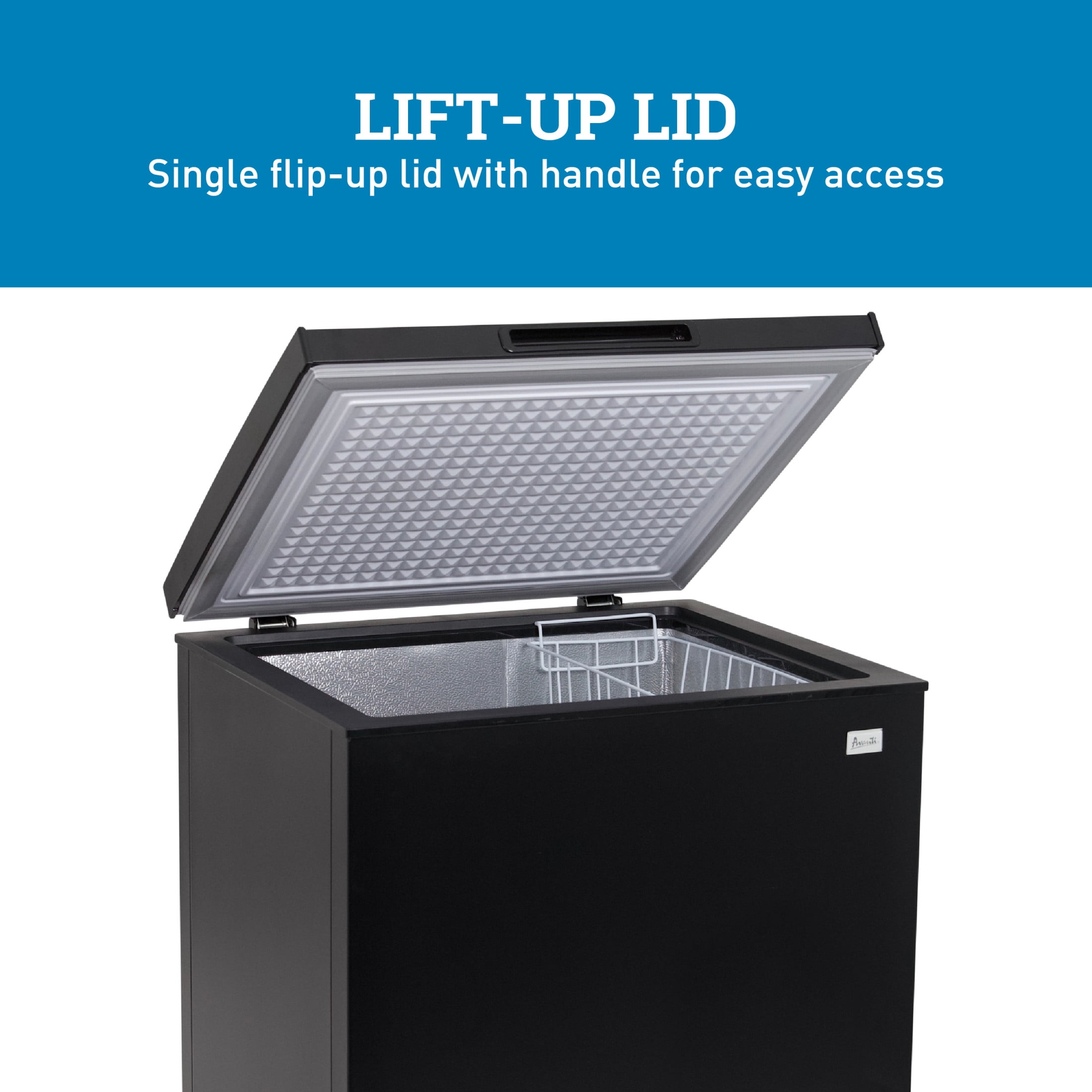 Avanti Garage Ready Chest Freezer, 5.0 cu. ft. Capacity, in Matte Black (​AVCF50MB)
