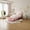 Pink+white, variant on Danolapsi Twin Size Bed Frame, Upholstered Platform Bed Frame with Adjustable Headboard & Led Light, Wooden Slats Support, No Box Spring Needed