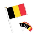 thumbnail image 2 of Banderas de Bélgica AhfuLife de mano 14 x 21 cm, 30 piezas, 2 of 6