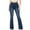 Navy, variant on Womens High Waist Flared Elastic Elastic Jeans Slim Fit Butt Lift Bootcut Pants Jeans