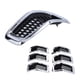 thumbnail image 4 of M Buder 7 Piezas Insertos de Parrilla Delantera para Coche Accesorios de Ajuste y Protección, Marco Cromado (28 cm / 11 inches), 4 of 9