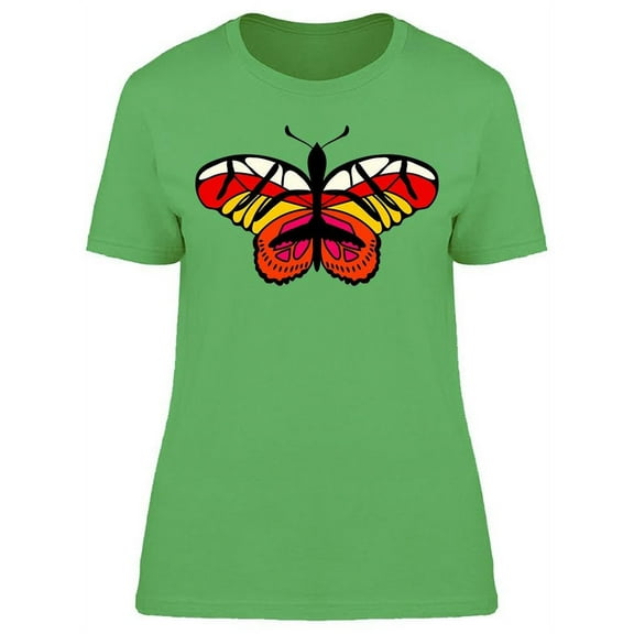 Girly Colored Butterfly T-Shirt Women -Image by Shutterstock, Female XX-Large