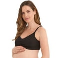 thumbnail image 6 of Joyspun Women's 2-Pack Maternity Ribbed Cotton Nursing Bralette, Sizes S-XXXL, 6 of 8