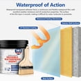 thumbnail image 4 of Transparent  Sealant, 141 Oz Invisible  Agent, Transparent  Coating for Roof Repair, Walls, Window, Bathroom, Kitchen, Water-Based Clear Sealant, Indoor & Outdoor, 4 of 6