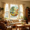 thumbnail image 5 of Acrylic Jigsaw Puzzle Suncatcher-Galactic Colorful Birds, Stained Glass Window Hanging, Home Decor Creative Mom Gifts, Birthday Gifts for Women,Wife, Sisters, Aunt, Besties 7.4in, 5 of 5