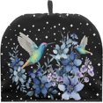 thumbnail image 1 of Yuosegray Tea Kettle Cloth Cover Decorative Kitchen Accessories Hummingbird Flower Tea Cozy Teapot Cosy for Teapot Large Teapot Cozy Insulated Keep Warm Kitchen Coffee, 1 of 1