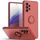 thumbnail image 3 of Liquid Silicone Magnetic Bracket Ring Soft Phone Case For Samsung A54 A53 A52 A51 A71 A34 A32 A22 A73 S23 Ultra Plus S21FE Cover, 3 of 5