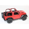 thumbnail image 3 of Coche fundido a presión KinSmart 2018 Jeep Wrangler Rubicon sin tapa roja, 3 of 9