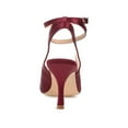 thumbnail image 4 of Journee Womens Marcella Buckle Mid Stiletto Pointed Toe Pumps, Widths Available, 4 of 10
