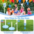 thumbnail image 3 of Torch Bubble Machine – Adjustable Height Automatic Bubble Blower with Night Light – Rechargeable Garden Lamp for Parties (Blue-2), 3 of 8