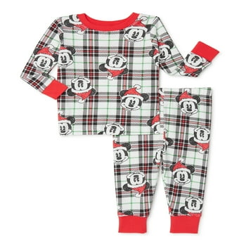 Mickey Mouse Toddler Character Pajamas, 2-Piece, Sizes 12M-5T