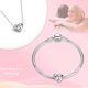 thumbnail image 3 of Charm “Love You Hearts” colgante pulsera de plata de ley S925, 3 of 6