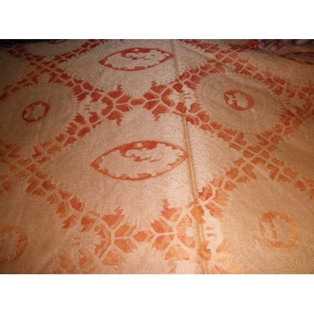 silk organza jacquard 54quot; wide-rich orange