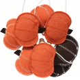 thumbnail image 1 of 80 Inch Halloween Garland with Felt Pumpkins - Pre-Assembled Rustic Fall Decor Vintage Doorway, Mantel, For Staircase, Hallo, 1 of 8