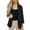black, variant on Womens Jackets Casual Jacket Light Weight Thin Jacket Slim Coat Long Sleeve Office Business Coats Black L