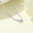 thumbnail image 3 of Suplight Dainty 925 Stelring Silver Heart Shape Necklace Jewelry for Women Girlfriend, 3 of 7