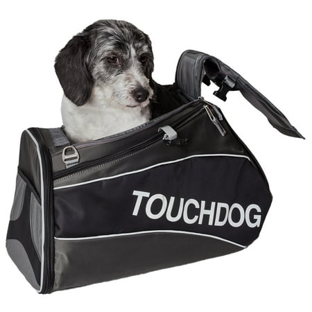 UPC: 0858342044783 | Touchdog Modern-Glide Airline Approved Water-Resistant Dog Carrier