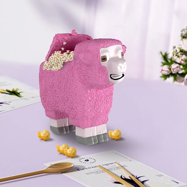 2025 Food Storage Minecraft Movie Pink Sheep Popcorn Bucket