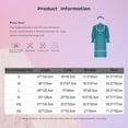 thumbnail image 6 of TiaoBug Men's Long Sleeve Sleep Gown with Sleeping Cap Lace Trim Vintage Victorian Style Pajama Set Sleepwear Pink XL, 6 of 6
